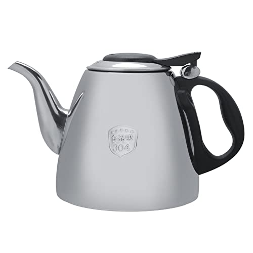 Tbest Teekessel, 1,2 L/1,5 L, Edelstahl, Silber, Induktionsgeeignet, Verdickter Boden, Silikongriff Tbest Teekessel, 1,2 L/1,5 L, Edelstahl, Silber, Induktionsgeeignet, Verdickter Boden, Silikongriff von Tbest