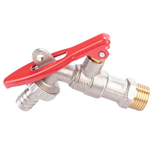 Tbest Wasserhahn Abschließbar, 1/2 Zoll Messing, Oder Gold, Outdoor, Wandmontage, Traditionell von Tbest
