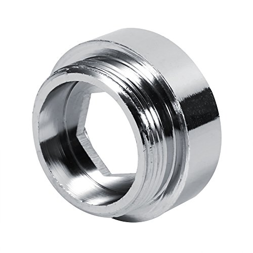 Tbest Adapter 22 auf 24 Zoll,Adapter Hahn 22Mm Innengewinde Auf 24Mm Außengewinde, Adapter 24Mm Auf 22Mm,M22 Stecker 1 Stück 22 Mm 24 Mm G1 2 Küche Aluminiumlegierung Wasserfilter Wasserhahn Belüfter von Tbest