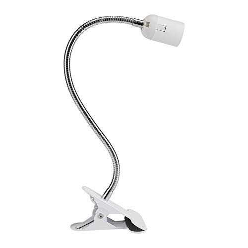 Leselampe Zum Festklemmen,Heizlampe Fassung,Tbest E27 Fassung,Klipp Lampe Wasserfest,Klemmlampe,Lampessung 2 Typen Einstellbare Lesel Led Schreibtischlampe Mit Clip Tattoo Light 360 Grad ed Tischlampe von Tbest