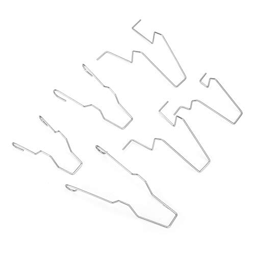 Scheinwerfer Halteklammer H7,Scheinwerfer Clipklemme,Scheinwerfer-Haltefederclip,6 Stücke Stahl-Scheinwerfer-Scheinwerfer-Abblendlicht-Kopflampen-Haltefeder-Clip-Klemme von Tbest