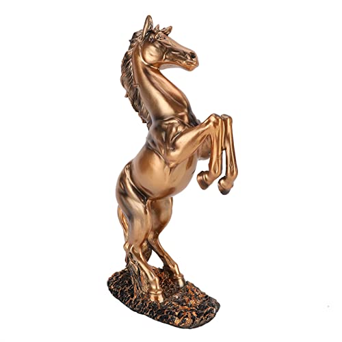 springendes pferd deko,Tbest Springendes Pferd Deko,Pferde Statue,Pferdes Tatue,Cheval-Statue,Kupfer Pferdes Statue Eruopean Style Pferdes Kulptur Home Desk Ornament Foto Requisiten Kupfer (Bs-021 Kup von Tbest