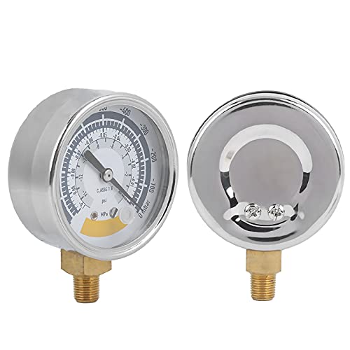 vakuumpumpe Manometer,Manometer Vakuum,Vakuum Manometer,Manometer Manometer Präzises Luftmessgerät Für Vakuumpumpe 0-14 Psi Npt 18-Zoll-Anschluss von Tbest