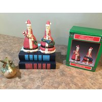 House Of Lloyd Christmas Around The World Santa Bell Pair 2 in Box 1995 530487 von Tbgfinds