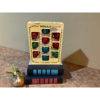 Weihnachten Vintage Glaskugeln Holly in Original Box, Mehrfarbiges 10Er Set von Tbgfinds