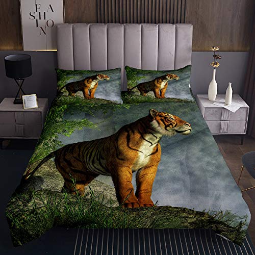 Tiger Tagesdecke 220x240cm Wildtier Themenmuster Steppdecke 3D Tierwelt Stil Bettüberwurf für Kinder Erwachsene Naturthema Wohndecke Ultra weich Raumdekoration Tiger Tagesdecke 220x240cm Wildtier Themenmuster Steppdecke 3D Tierwelt Stil Bettüberwurf für Kinder Erwachsene Naturthema Wohndecke Ultra weich Raumdekoration von Tbrand