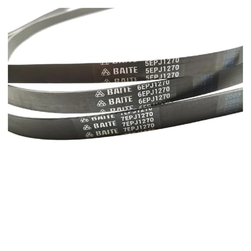 2 Stücke Rollenriemen for Waschmaschine 5EPJ1270 6EPJ1270 7EPJ1270(5EPJ1270 5 ribs) von Tbrov