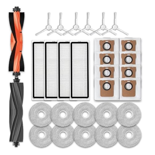 Kompatibel mit Dreame L10s Ultra /S10 Pro Zubehör Mijia Omni 1S B101CN Roboter X10+ Roboterstaubsauger Hauptseitenbürste Filter Moppteile Verbrauchsmaterial(Chocolate) von Tbrov