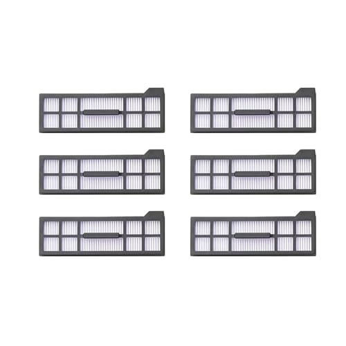 Kompatibel mit Eufy X10 Pro Omni Staubsauger Ersatzteile Zubehör Rolle Seitenbürste Filter Vadrouille Tuch Staubwedel Pads Staubbeutel Kit(Filter 6PCS) von Tbrov