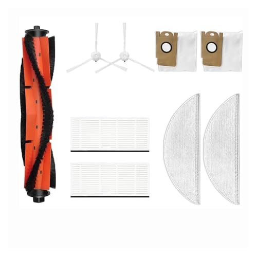 Kompatibel mit Lydsto R1R1AR1 Pro S1Robot Staubsauger Ersatzteil Hauptseitenbürste Hepa-Filter Mopp-Pad Staubbeutel(Set J) von Tbrov