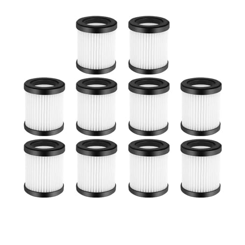 Kompatibel mit MOOSOO XL-618A / GeeMo G201 Akku-Staubsauger. Hepa-Filter, Ersatzteil, Ersatzzubehör(10 Pcs) von Tbrov