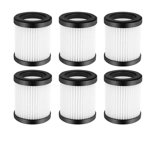 Kompatibel mit MOOSOO XL-618A / GeeMo G201 Akku-Staubsauger. Hepa-Filter, Ersatzteil, Ersatzzubehör(6 Pcs) von Tbrov