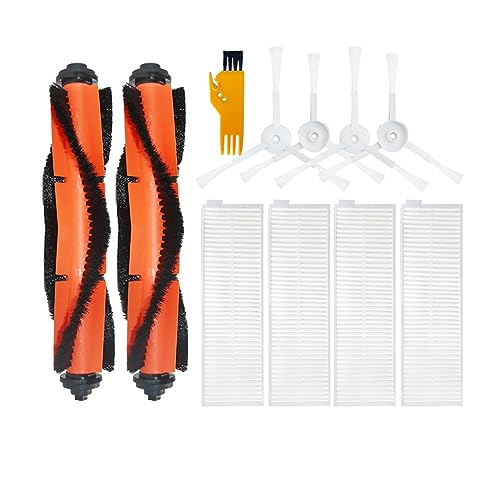 Kompatibel mit Xiaomi Roboter-Staubsauger Essential Mijia G1 MJSTG1 Ersatzteile Hauptwalze Seitenbürstenabdeckung Hepa-Filter Xiomi(Set 5) von Tbrov
