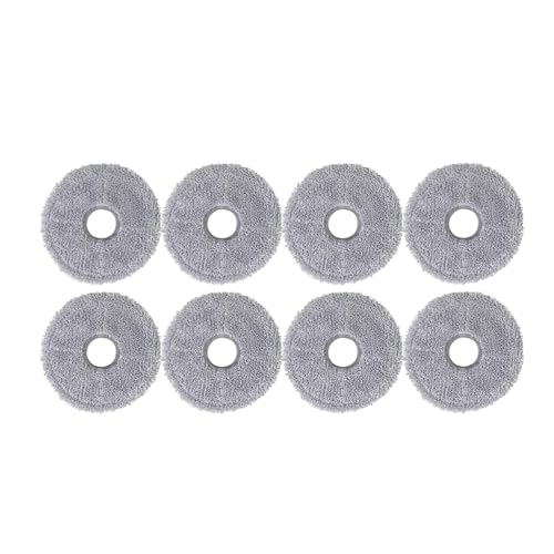 Kompatibel mit Xiaomi Roboterstaubsauger D109GL / X20 Max Teile Zubehör Wischtuch Staubbeutel Hauptbürste Seitenbürste Hepa-Filter Ersatz(Mop-8PCS) von Tbrov