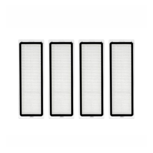 Kompatibel mit Xiaomi Roboterstaubsauger S10+ / S10 Plus B105 Ersatzteile Hauptseitenbürste Hepa-Filter Wischlappen Tuch Zubehör(Burgundy) von Tbrov