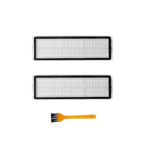 Wichtigsten Seite Pinsel HEPA-Filter Wisch Tuch Teile Kompatibel Mit XM 1C 1T STYTJ01ZHM Roboter Staubsauger Ersatz Werkzeug Zubehör(Filter 2 pcs) von Tbrov