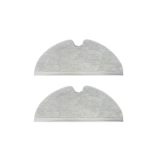 Wichtigsten Seite Pinsel HEPA-Filter Wisch Tuch Teile Kompatibel Mit XM 1C 1T STYTJ01ZHM Roboter Staubsauger Ersatz Werkzeug Zubehör(Mop Cloth 2 pcs) von Tbrov