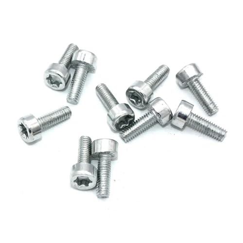 TcHUYAn 10PKS T27 Torx M4 x 12MM 4MM 12MM Bolzen Schraube for STL for ‌Wed Eate for Dolma for Makit 9022 313 0660 Ersatzteile von TcHUYAn