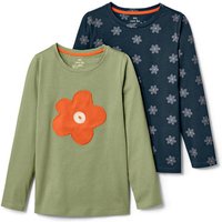2 Kleinkinder-T-Shirts, Blumen von Tchibo