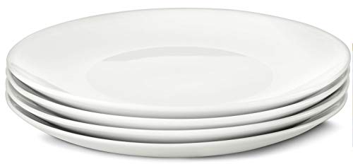 4 Frühstücksteller weiß Teller Porzellan Kuchenteller von Tchibo