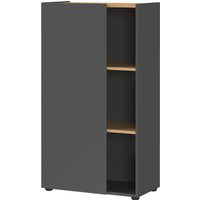 Tchibo - Aktenschrank »GW-Adrano« - 61x34x110cm - braun - Holz / Kunststoff von Tchibo