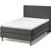 Boxspringbett, ca. 140 x 200 cm, anthrazit von Tchibo