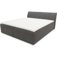Domo collection Boxspringbett 180 x 200 cm inkl. Topper - 187x221x90cm - schwarz - Polyester / Holz / Kunststoff von DOMO collection