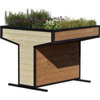 Tchibo - Hochbeet - 112x112x94cm - schwarz - Kiefernholz von Tchibo