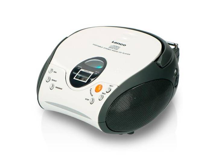 Lenco »Scd-24 Boombox« CD-Player mit Radio und Kopfhöreranschluss - weiß von Tchibo