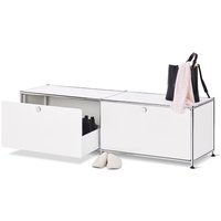 Tchibo - Lowboard Metall »Cn3« mit Schubladen - 152x40x44,5cm - chrom - Stahl / Aluminium / Kunststoff von Tchibo