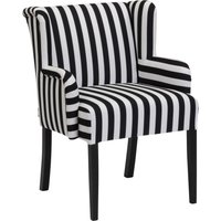 Tchibo - Polsterstuhl mit Armlehne »Hendrick« - 62x64x88cm - schwarz - Polyester / Buchenholz von Tchibo