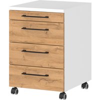 Tchibo - Rollcontainer »Profi« - 42x49x61cm - braun - Holz von Tchibo