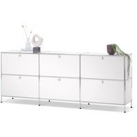 Tchibo - Sideboard »Cn3« mit 6 Klappen - 227x40x89,5cm - chrom - Stahl / Aluminium / Kunststoff von Tchibo