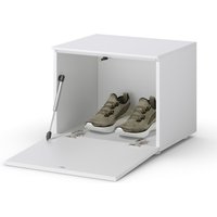 Tchibo - Sitzbank - 50x40x41cm - weiß - Holz / Kunststoff von Tchibo