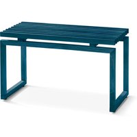 Sitzbank aus Massivholz, blau von Tchibo