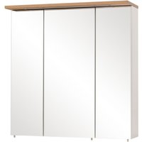 Tchibo - Spiegelschrank »Jelda« - 70,5x16x72,5cm - braun - Holz / Metall / Glas von Tchibo