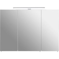 Tchibo - Spiegelschrank »Runa SPS Irene 1000.1« - 100x16x75cm - weiß - Holz / Metall / Glas von Tchibo
