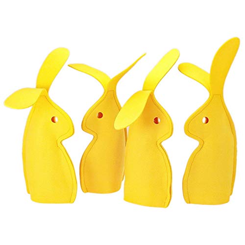 TCHIBO 4er-Set Eierwärmer BIG BUNNY, 4 große Hasen aus Filz, Ostern-Deko-Hase, Osterhase von Tchibo