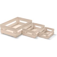 Tchibo - 3 Aufbewahrungsboxen - beige Tchibo - 3 Aufbewahrungsboxen - beige von Tchibo