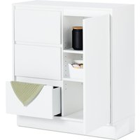 Tchibo - Bad-Sideboard - 80x33x88,5cm - weiß - Holz von Tchibo