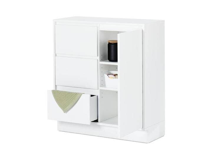 Tchibo - Bad-Sideboard - 80x33x88,5cm - weiß - Holz von Tchibo