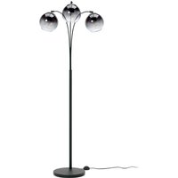 Tchibo - Bogenleuchte mit Rauchglas-Schirmen - schwarz von Tchibo