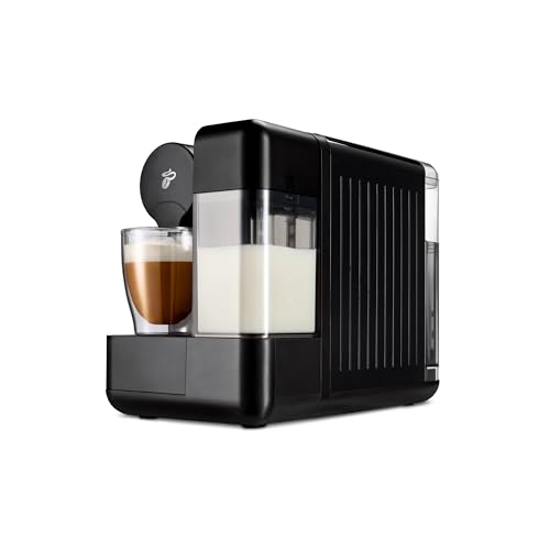 Tchibo Cafissimo „milk“ Kaffeemaschine Kapselmaschine für Caffè Crema, Espresso, Kaffee und Milchspezialitäten, Kapselmaschine mit Milchaufschäumer, auf Knopfdruck (Schwarz) von Tchibo