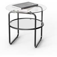 Tchibo - Couchtisch mit Glasplatte - schwarz von Tchibo