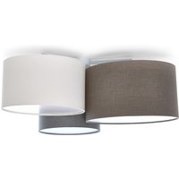 Tchibo - Deckenleuchte mit Textilschirm - 61x50x25,5cm - weiß - Kunststoff / Metall von Tchibo