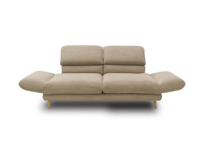Tchibo - Domo 2-Sitzer-Sofa »FuAR« - 180x98x92cm - taupe - Polyester / Holz / Vlies von Tchibo