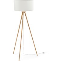 Tchibo - Dreibein-Stehleuchte aus Holz - braun von Tchibo