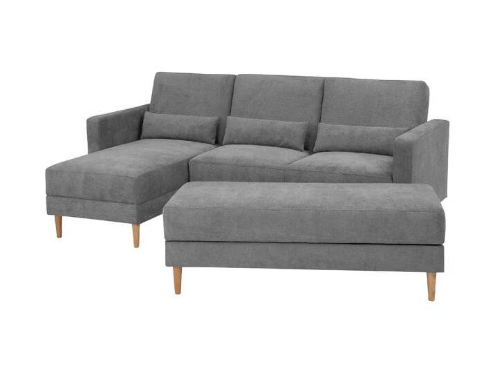 Tchibo - Federkern Eck-Schlafsofa »Jenna« - 223x152x93cm - braun - Polyester / Nylon / Buchenholz von Tchibo