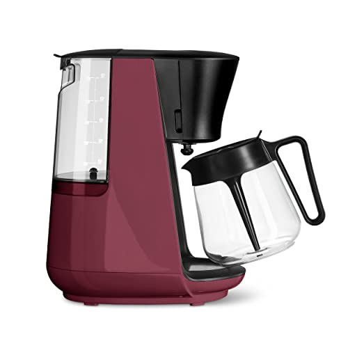 Tchibo Filterkaffeemaschine „Let’s Brew“, für bis zu 10 Tassen Filterkaffee, 1,25L Aroma-Glaskaraffe, Edelstahl-Warmhalteplatte, Tropf-Stopp, Abschaltautomatik, berry Tchibo Filterkaffeemaschine „Let’s Brew“, für bis zu 10 Tassen Filterkaffee, 1,25L Aroma-Glaskaraffe, Edelstahl-Warmhalteplatte, Tropf-Stopp, Abschaltautomatik, berry von Tchibo