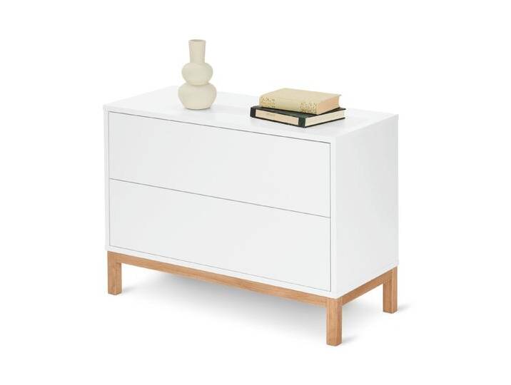Tchibo - Flache Kommode - 80x35,5x57cm - braun - Holz / Eichenholz von Tchibo